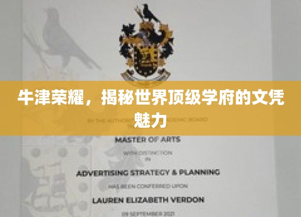 牛津荣耀，揭秘世界顶级学府的文凭魅力