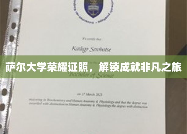 萨尔大学荣耀通行证，开启非凡成就之旅
