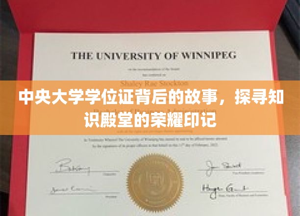 中央大学学位证，解码百年学府的荣耀传承与历史印记