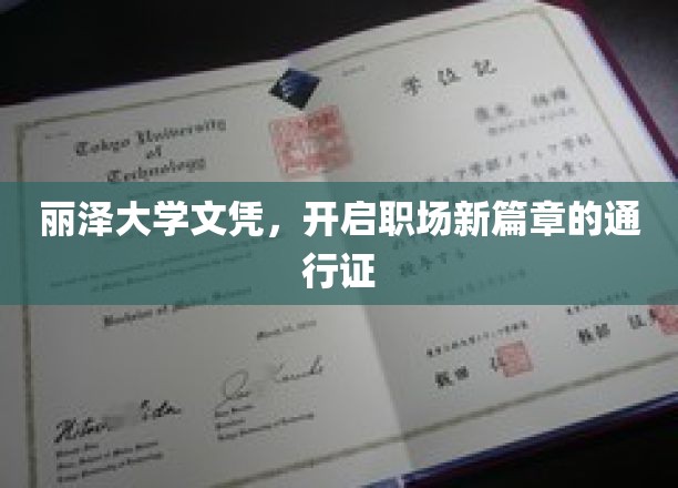丽泽大学文凭，开启职场新篇章的通行证