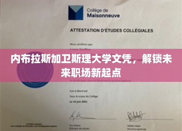 内布拉斯加卫斯理大学文凭，开启职场新航程的黄金钥匙