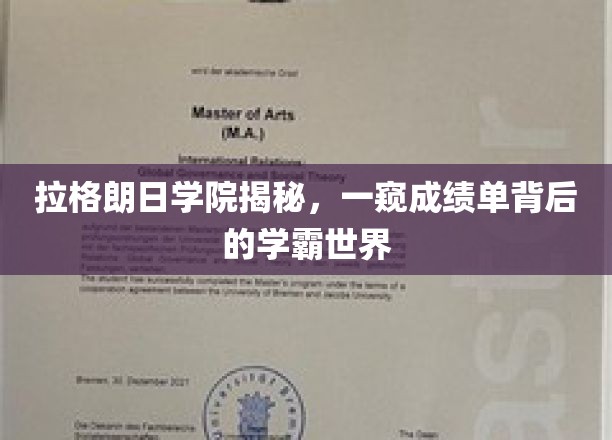 揭秘拉格朗日学院，一窥成绩单背后的学霸世界