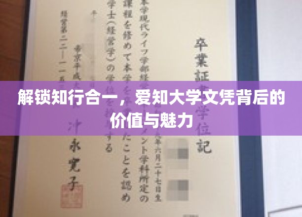 探索知行合一的力量，揭秘爱知大学文凭的深层价值与独特风采