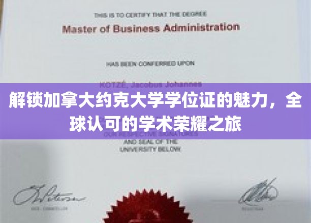 跨越国界，探寻约克大学学位证的全球影响力与学术价值