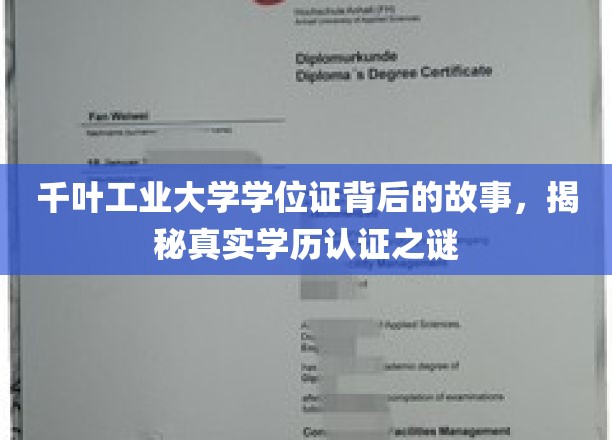 探寻千叶工业大学学位证背后的传奇，揭秘学历认证的奥秘之旅