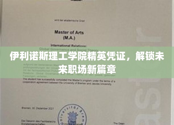 伊利诺斯理工学院精英凭证，解锁未来职场新篇章
