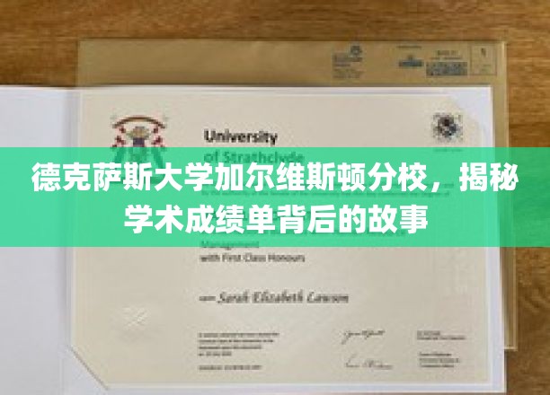 德克萨斯大学加尔维斯顿分校，探索学术成绩单背后的神秘面纱