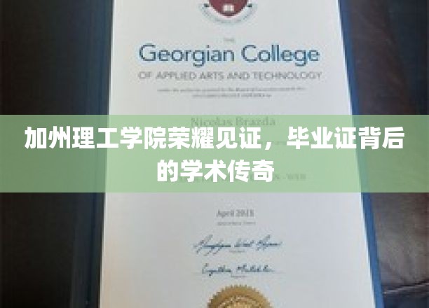 加州理工骄子荣耀绽放，毕业证书里的学术传奇故事