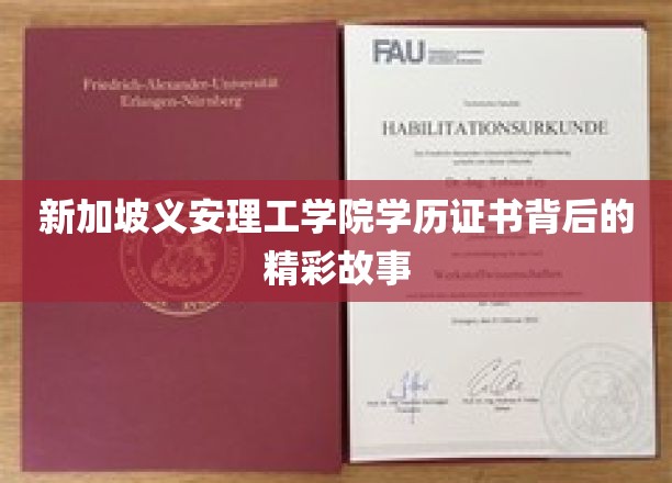 解码新加坡义安理工学院，学历证书背后的传奇篇章