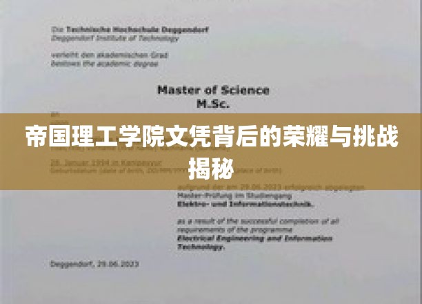解码帝国理工荣耀，文凭背后的辉煌与考验