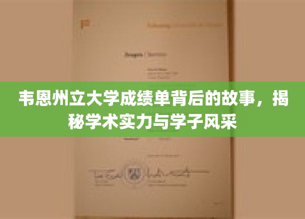 探寻韦恩州立大学成绩单背后的辉煌，学子风采与学术实力并存揭秘