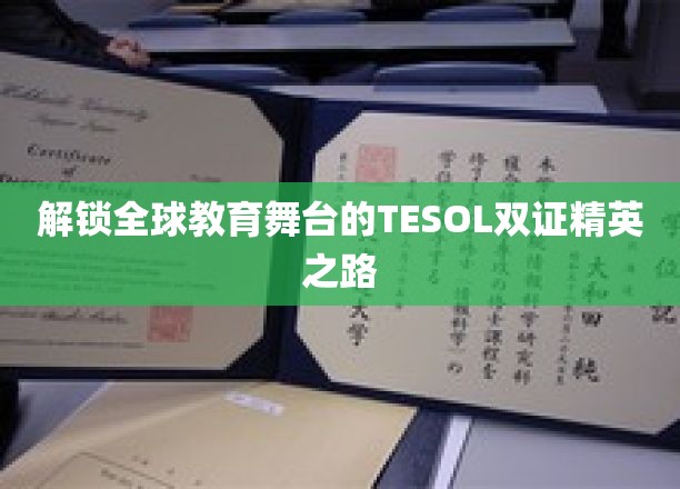 跨越国际教育界的TESOL双证翘楚养成记