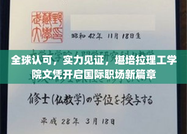 国际职场通行证，堪培拉理工学院文凭引领全球就业新潮