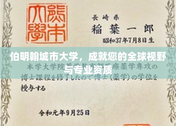 拓宽国际视野，伯明翰城市大学助力专业精英成长