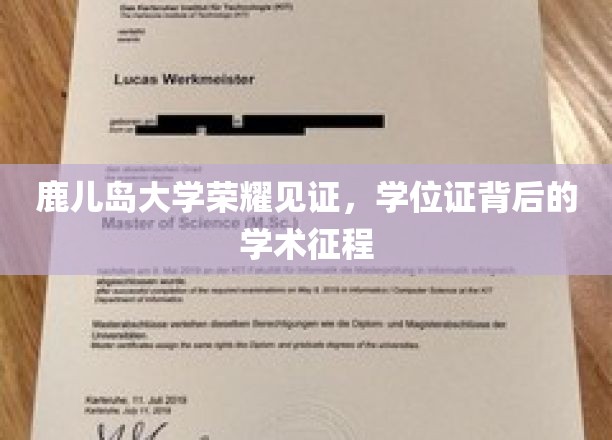 鹿岛荣耀，学位证背后的学术传奇之旅