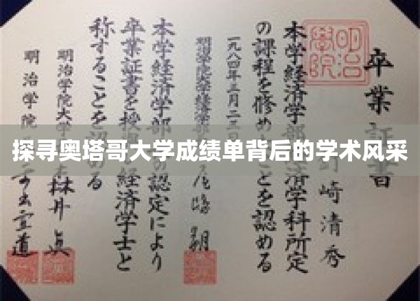 解码奥塔哥大学成绩单，一窥学术荣耀之光