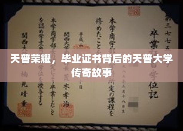 天普传奇揭秘，毕业证书背后的荣耀与故事
