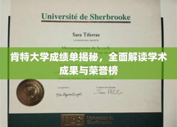 肯特大学成绩单大揭秘，揭秘学霸荣耀背后的学术实力与荣誉榜