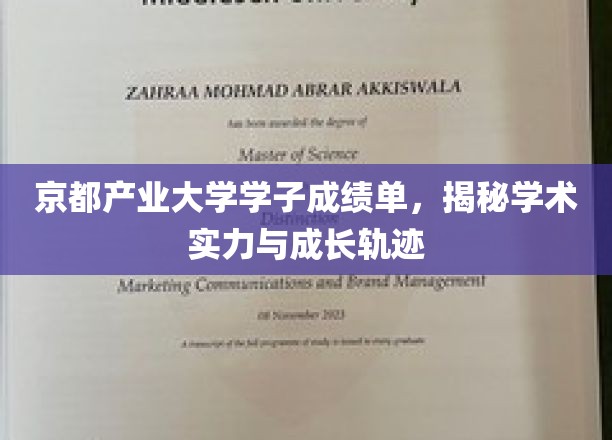 京都产业精英榜，学子成就映照学术辉煌与成长足迹