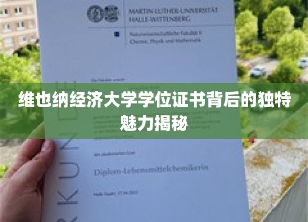 探索维也纳经济大学学位证书的神秘面纱，独特魅力一窥究竟