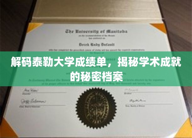 解锁泰勒大学成绩单，探寻学术辉煌背后的神秘档案