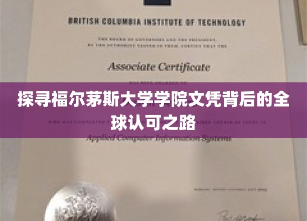 解码福尔茅斯大学学院，国际认可的文凭奥秘之旅