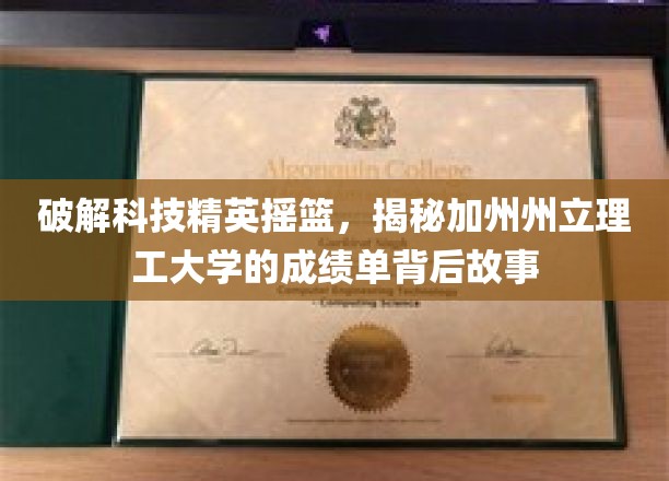 科技巨头摇篮揭秘，加州州立理工的卓越成就之路