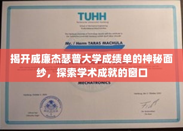 揭开威廉杰瑟普大学成绩单的神秘面纱，探索学术成就的窗口