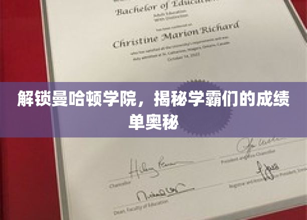 曼哈顿学霸养成记，揭秘高材生的成绩密码