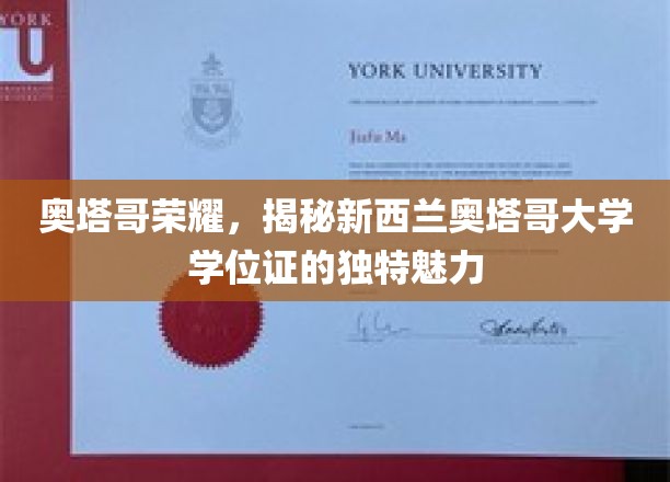 奥塔哥荣耀，揭秘新西兰奥塔哥大学学位证的独特魅力