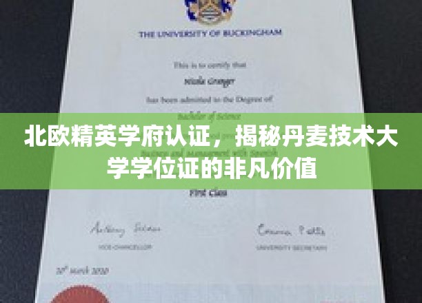 解码北欧精英学府，丹麦技术大学学位证的独特魅力