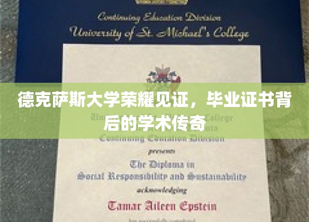 德克萨斯大学荣耀见证，毕业证书背后的学术传奇