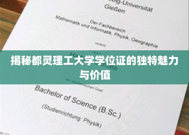 揭秘都灵理工大学学位证的独特魅力与价值