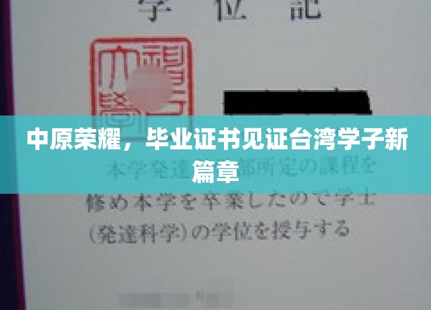 中原荣耀,毕业证书见证台湾学子新篇章