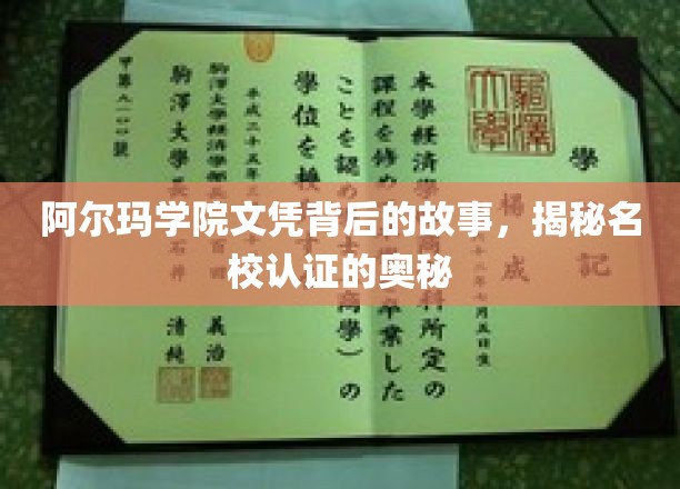 名校文凭背后的传奇，阿尔玛学院认证探秘之旅