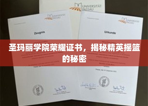 圣玛丽学院荣耀证书背后的精英养成秘境
