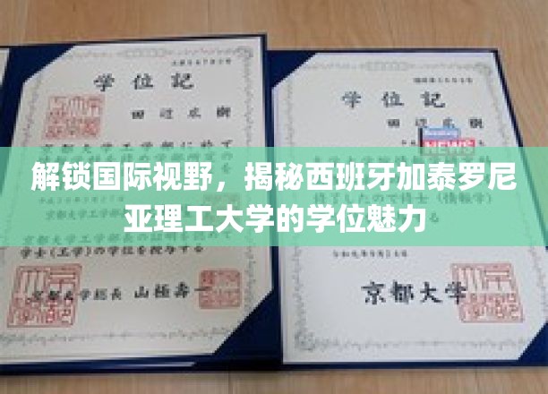 探秘西班牙加泰罗尼亚理工大学，学位之光，国际视野的门户