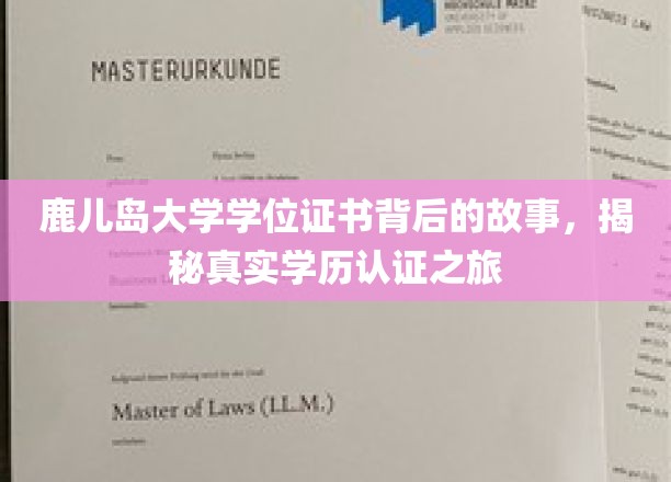 鹿儿岛大学学位证书背后的故事，揭秘真实学历认证之旅