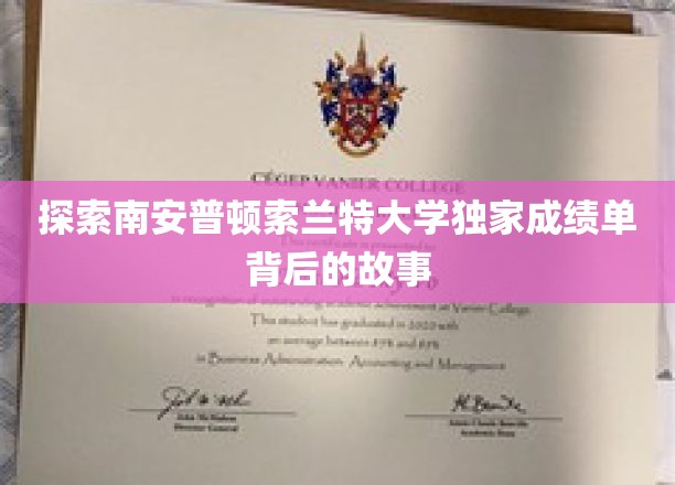 解码索兰特大学，揭秘隐藏在成绩单背后的精彩篇章
