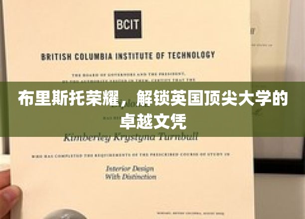 布里斯托荣耀，开启英国顶尖大学的卓越文凭