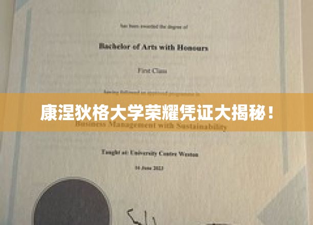 解码康涅狄格大学荣耀凭证，揭秘其背后的故事与价值