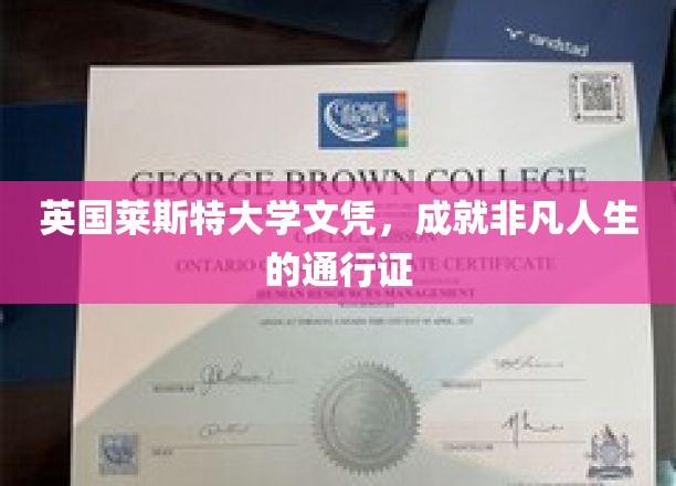 英伦荣耀，莱斯特大学文凭铸就非凡人生之旅