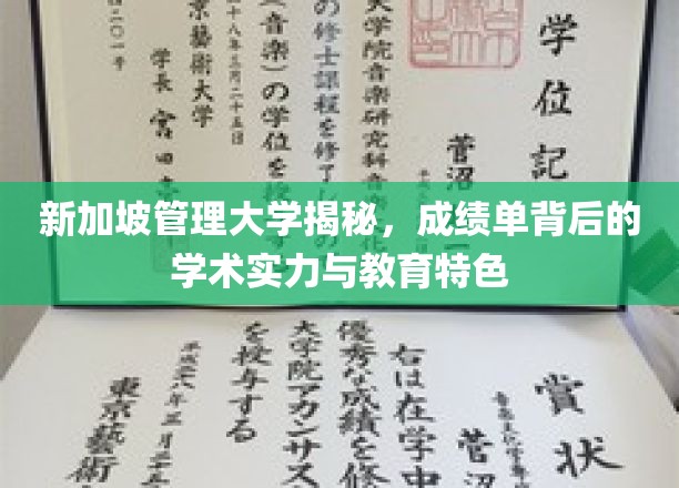 新加坡管理大学，解码卓越教育品质与独特学术风采