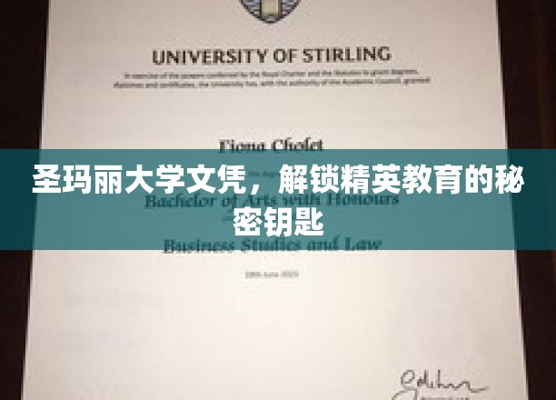 圣玛丽学历宝库，精英教育大门的开启密钥