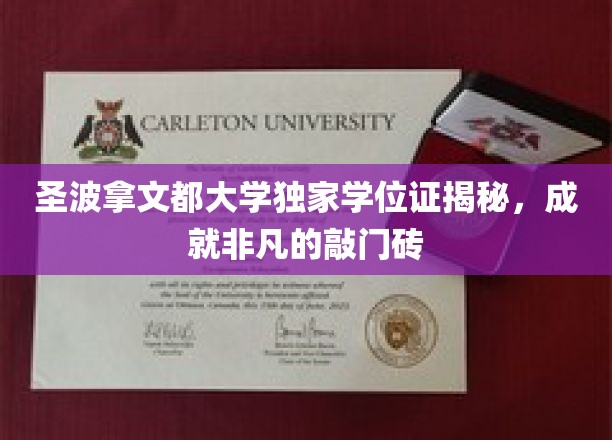 圣波拿文都学位证背后的非凡价值，开启成功之门的金钥匙