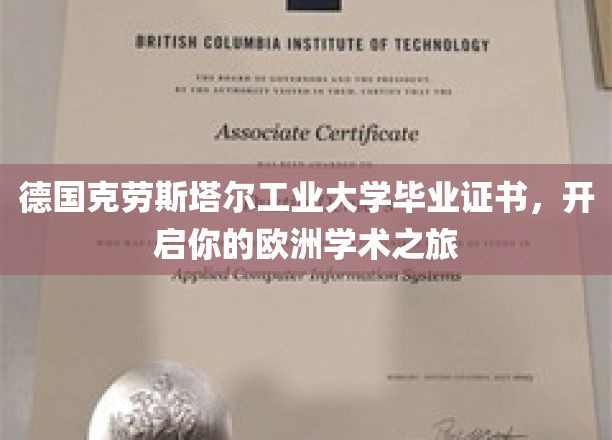 解锁欧洲学术殿堂，克劳斯塔尔工业大学毕业证书，成就你的国际学术梦