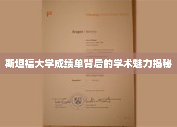探寻斯坦福大学成绩单背后的学术奥秘与魅力