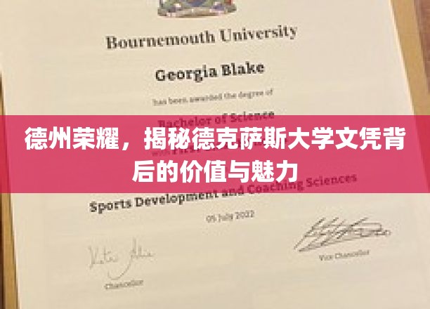 德克萨斯大学文凭，探寻德州名校背后的璀璨光芒
