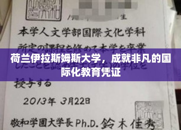 荷兰伊拉斯姆斯大学，成就非凡的国际化教育凭证