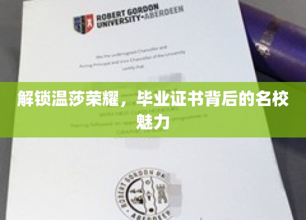 解锁温莎荣耀，毕业证书背后的名校魅力